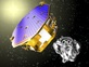 LISA Pathfinder Science Module und das silberfarbige Antriebsmodul nach deren Separation, © ESA